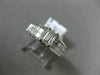 1.65CT PRINCESS & EMERALD CUT DIAMOND 14KT WHITE GOLD SOLITAIRE ENGAGEMENT RING