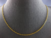 ESTATE LONG 14KT YELLOW GOLD CLASSIC 2MM ROPE CHAIN NECKLACE #28080