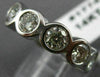 ESTATE WIDE 2.11CT DIAMOND 14K WHITE GOLD BEZEL ETERNITY ANNIVERSARY RING 17744