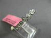 ESTATE .57CT ROUND DIAMOND 18KT WHITE GOLD SEMI ETERNITY BEZEL ANNIVERSARY RING
