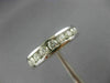 2.20CT ROUND DIAMOND 14K WHITE GOLD 3D CHANNEL ETERNITY WEDDING ANNIVERSARY RING
