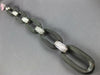 ESTATE LARGE & LONG 1.50CT DIAMOND 14KT WHITE GOLD OVAL LINK FUN TENNIS BRACELET