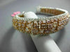 ESTATE LARGE 23.72CT WHITE & PINK DIAMOND 18KT WHITE & ROSE GOLD TENNIS BRACELET