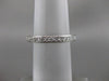ANTIQUE 1.66CTW DIAMOND 14KT WHITE GOLD ETERNITY WEDDING ANNIVERSARY RING #12580