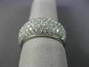 WIDE 1.81CT DIAMOND 18KT WHITE GOLD 3D MICRO PAVE SEMI ETERNIT ANNIVERSARY RING