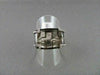 ANTIQUE 10.50CTW FANCY SHAPE SMOKEY TOPAZ DIAMOND 18KT WHITE GOLD RING