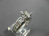 LARGE 2.20CT DIAMOND 14KT WHITE GOLD PRINCESS SEMI MOUNT ENGAGEMENT RING #21990