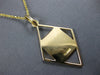 ESTATE 18KT YELLOW GOLD 3D HANDCRAFTED PORTARIT SHAPE LADIES PENDANT #26922