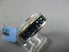 3.43CT DIAMOND & AAA SAPPHIRE 18KT WHITE GOLD ROUND & PRINCESS ANNIVERSARY RING