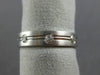 ESTATE .30CT DIAMOND 14KT WHITE GOLD 3D ETOILE WEDDING ANNIVERSARY RING 12153