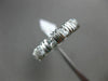 ESTATE .65CT DIAMOND 14KT WHITE GOLD 3D CLASSIC 6 STONE ANNIVERSARY RING #1177