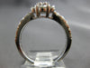 ESTATE .45CT DIAMOND 18KT WHITE GOLD 3D CLASSIC FLOWER LOVE RING