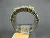 ESTATE LARGE 3.37CT WHITE & FANCY YELLOW DIAMOND 18KT TWO TONE GOLD 3D RING