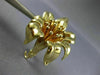 ESTATE LARGE TIFFANY & CO. 18KT YELLOW GOLD 3D CLASSIC FLOWER BROOCH PIN #26539