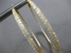 EXTRA LARGE 2.39CT DIAMOND 18K YELLOW GOLD ROUND INSIDE OUT HOOP HANGING EARRINGS