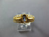 1CT DIAMOND & AAA TANZANITE 14KT YELLOW GOLD OVAL & ROUND FRIENDSHIP PROMSE RING