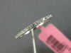 ESTATE .19CT DIAMOND 18KT WHITE GOLD 3D SEMI ETERNITY WEDDING ANNIVERSARY RING