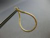 ESTATE 1.25CT DIAMOND 14K YELLOW GOLD 3D TEAR DROP SIDEWAY HOOP HANGING EARRINGS