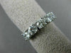 ESTATE 1.35CT DIAMOND 14K WHITE GOLD 3D FIVE STONE WEDDING ANNIVERSARY RING 2058