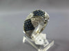 LARGE 2.10CT DIAMOND & AAA SAPPHIRE 18KT WHITE GOLD MULTI ROW X ANNIVERSARY RING