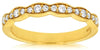 .25CT DIAMOND 14KT YELLOW GOLD 3D 3 STONE PAST PRESENT FUTURE ANNIVERSARY RING