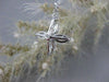 ANTIQUE 1.30CT DIAMOND 14K WHITE GOLD MARQUISE FLOWER PENDANT F VVS CHAIN #2034
