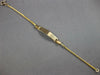 ESTATE 18KT YELLOW GOLD 3D CLASSIC ENGRAVEABLE BABY ID BRACELET #26906