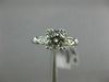 ANTIQUE GIA CERTIFIED .94CT DIAMOND PLATINUM 3D FISHTAIL ENGAGEMENT RING #23268