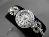 ANTIQUE LARGE 2.50CT OLD MINE MULTI SHAPE DIAMOND PLATINUM LADIES WATCH #2941