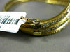 ESTATE LARGE 4.75CT DIAMOND 18K YELLOW GOLD CLASSIC WONDER WOMAN BANGLE BRACELET