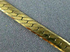 ESTATE LONG 14KT YELLOW GOLD 3D CLASSIC HERRINGBONE CHAIN BRACELET #25321