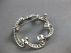 ANTIQUE LARGE 2.10CT DIAMOND PLATINUM 3D CLASSIC OPEN FLOWER PIN PENDANT