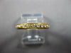 ESTATE .77CT DIAMOND 18KT YELLOW GOLD 3D ROUND ETERNITY WEDDING ANNIVERSARY RING