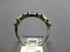 ESTATE .50CT ROUND & BAGUETTE DIAMOND 14KT WHITE GOLD ANNIVERSARY RING #18583