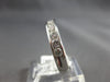 .76CT DIAMOND 14KT WHITE GOLD 3D CHANNEL COMFORT FIT WEDDING ANNIVERSARY RING