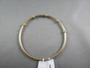 ANTIQUE 5MM TUBE DESIGN .24CT DIAMOND 14KT YELLOW GOLD BANGLE SIMPLY AMAZING!!!!
