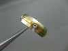 ESTATE WIDE .20CT DIAMOND ETOILE ETERNITY 14KT WHITE & YELLOW GOLD RING #3728