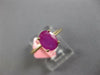 ESTATE 1.86CT RUBY 14KT YELLOW GOLD 3D CLASSIC OVAL SOLITAIRE SIMPLE FUN RING