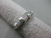 ESTATE .80CTW BAGUETTE DIAMOND WEDDING ANNIVERSARY 18K WHITE GOLD RING 5MM #6017