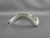 ANTIQUE 5.25CTW WIDE 14KT WHITE GOLD WAVY DIAMOND BANGLE BRACELET AMAZING!!!!!!