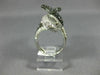 ESTATE EXTRA LARGE 6.70CT WHITE & BLACK DIAMOND 14KT WHITE GOLD LOVE KNOT RING