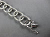 ESTATE WIDE 2.50CT DIAMOND 14KT WHITE GOLD ROUND OVAL LOVE KNOT TENNIS BRACELET