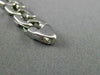 ESTATE LONG 14KT WHITE GOLD CLASSIC SOLID HANDCRAFTED ITALIAN BRACELET #22780