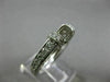 WIDE .75CT DIAMOND 14K WHITE GOLD TRIANGULAR FILIGREE SEMI MOUNT ENGAGEMENT RING