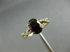 1.42CT DIAMOND & AAA BRAZILIAN GARNET 14K WHITE & ROSE GOLD OVAL ENGAGEMENT RING