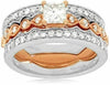 ESTATE LARGE .98CT DIAMOND 14KT WHITE GOLD 3D SQUARE OCTAGON CLUSTER MEN'S RING