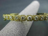 ANTIQUE 1.90CT DIAMOND 18KT YELLOW GOLD CLASSIC FILIGREE BANGLE BRACELET F/G VS