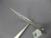 .80CT DIAMOND 18KT WHITE GOLD 3D CLASSIC 2MM SEMI ETERNITY LOVE BANGLE BRACELET