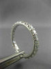 ESTATE 1.25CT ROUND DIAMOND 14KT WHITE GOLD 3D ETERNITY WEDDING ANNIVERSARY RING