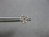 .50CT DIAMOND 14KT YELLOW GOLD CLUSTER INVISIBLE FLOWER SCREWBACK STUD EARRINGS